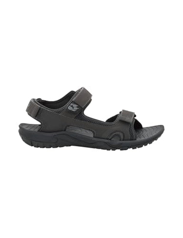 Jack Wolfskin Herren Lakewood Cruise Trekking- & Wandersandalen, Schwarz Phantom 6350, 45.5 EU im Sale